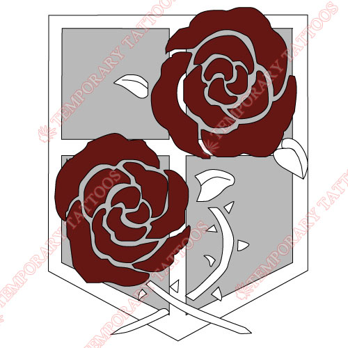 Attack on titan Customize Temporary Tattoos Stickers NO.501